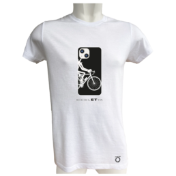 t-shirt ET bicicletta idea regalo divertente