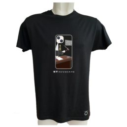 t-shirt nero ET avvocato idea regalo divertente